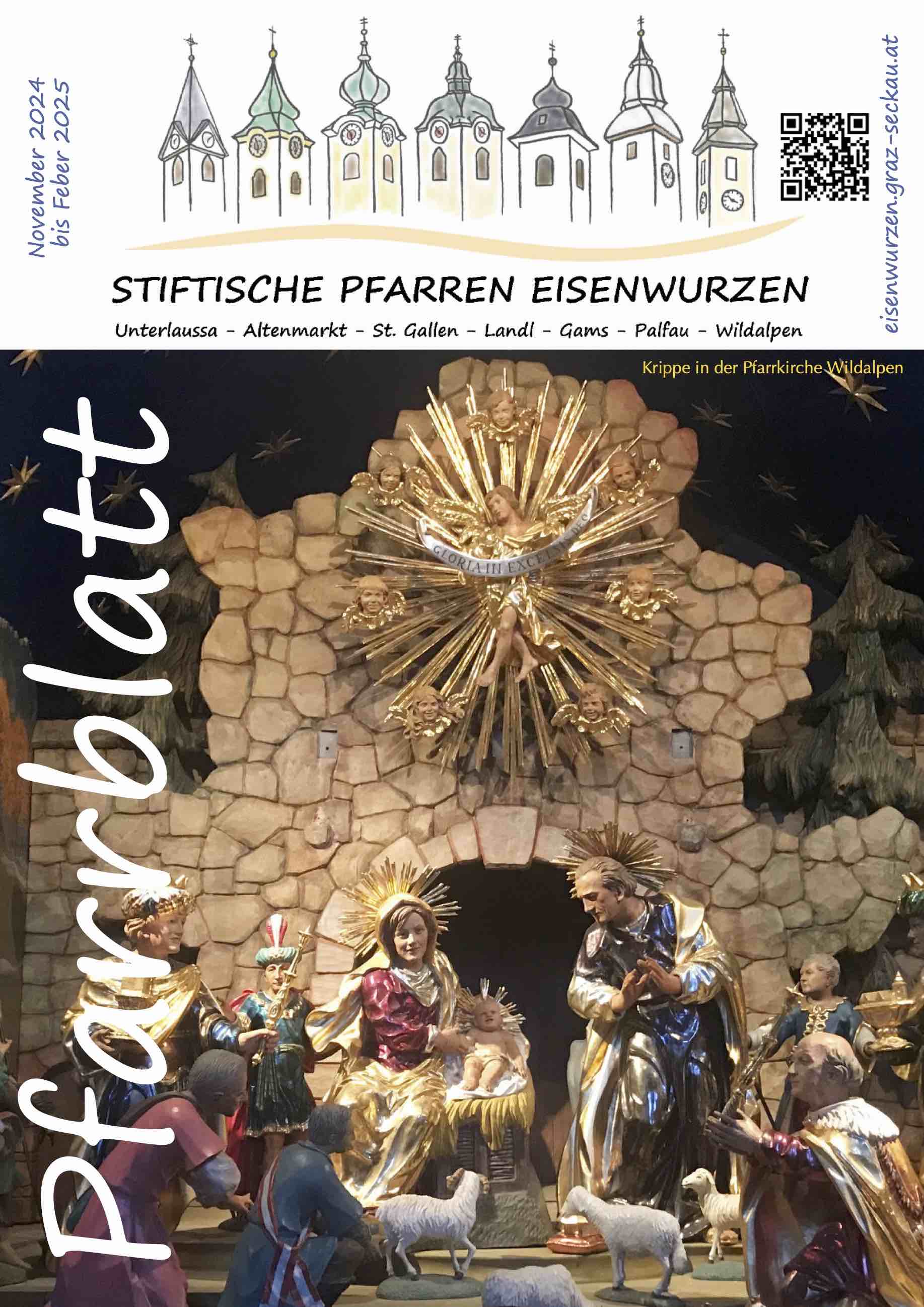 Stiftische Pfarren Eisenwurzen / Ulrich Diel OSB u Pfarrblatt 2024-3